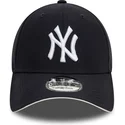 justerbar-marinebla-buet-kasket-9forty-microfibre-fra-new-york-yankees-mlb-fra-new-era