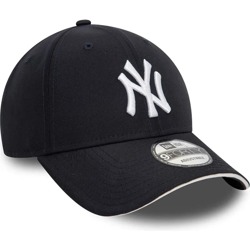 justerbar-marinebla-buet-kasket-9forty-microfibre-fra-new-york-yankees-mlb-fra-new-era