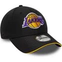 sort-justerbar-kurvet-kasket-9forty-microfibre-fra-los-angeles-lakers-nba-fra-new-era