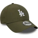 gron-justerbar-kurvet-kasket-9forty-recycled-midi-fra-los-angeles-dodgers-mlb-fra-new-era
