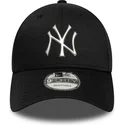 sort-buet-snapback-kasket-9forty-metallic-fra-new-york-yankees-mlb-fra-new-era
