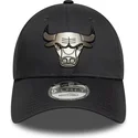 gorra-curva-gris-snapback-9forty-metallic-de-chicago-bulls-nba-de-new-era