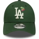 gron-justerbar-kurvet-kasket-9forty-fruit-icon-fra-los-angeles-dodgers-mlb-fra-new-era