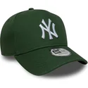 gron-curved-snapback-kasket-9forty-e-frame-league-essential-fra-new-york-yankees-mlb-fra-new-era