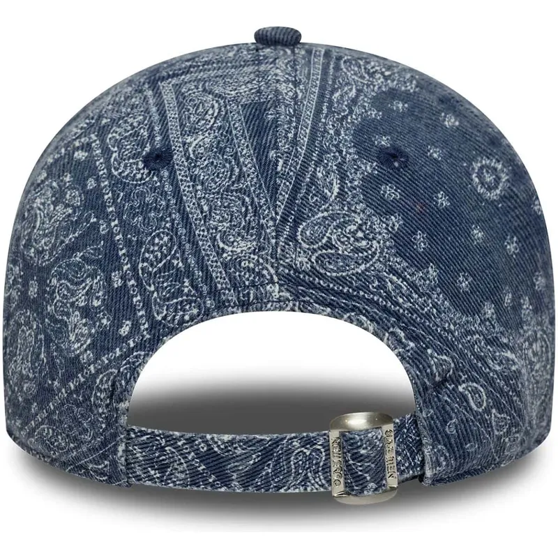 bla-justerbar-buet-kasket-9twenty-washed-paisley-fra-new-york-yankees-mlb-fra-new-era