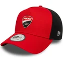 rod-kurvet-snapback-kasket-9forty-e-frame-fra-ducati-motor-motogp-fra-new-era