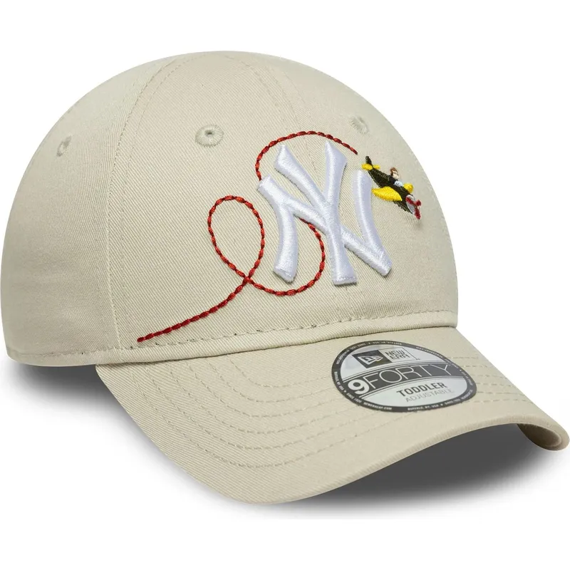 gorra-curva-beige-ajustable-para-nino-pequeno-9forty-plane-icon-de-new-york-yankees-mlb-de-new-era