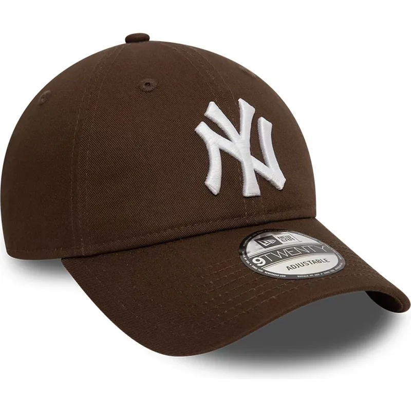 brun-justerbar-buet-kasket-9twenty-league-essential-fra-new-york-yankees-mlb-fra-new-era