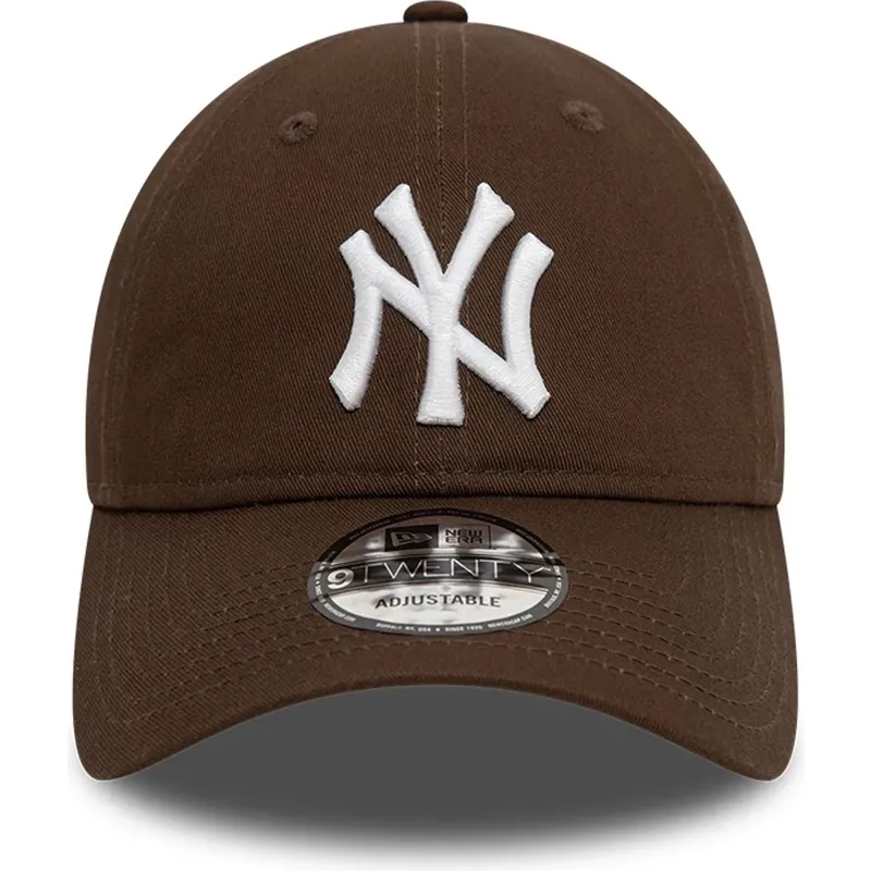 brun-justerbar-buet-kasket-9twenty-league-essential-fra-new-york-yankees-mlb-fra-new-era