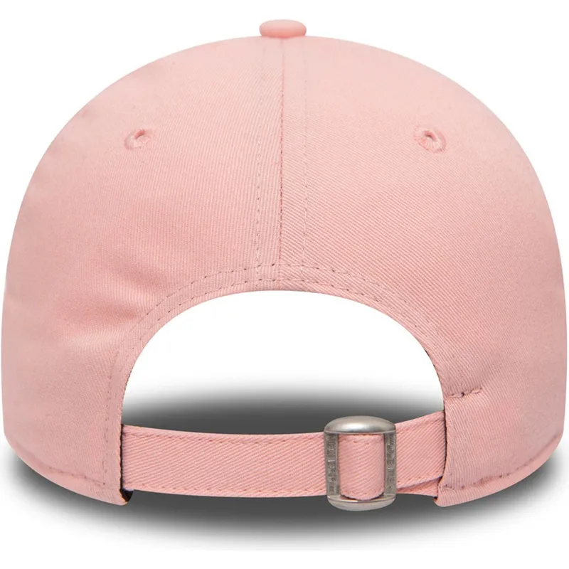 justerbar-lyserod-kurvet-kasket-9forty-league-essential-fra-new-york-yankees-mlb-fra-new-era