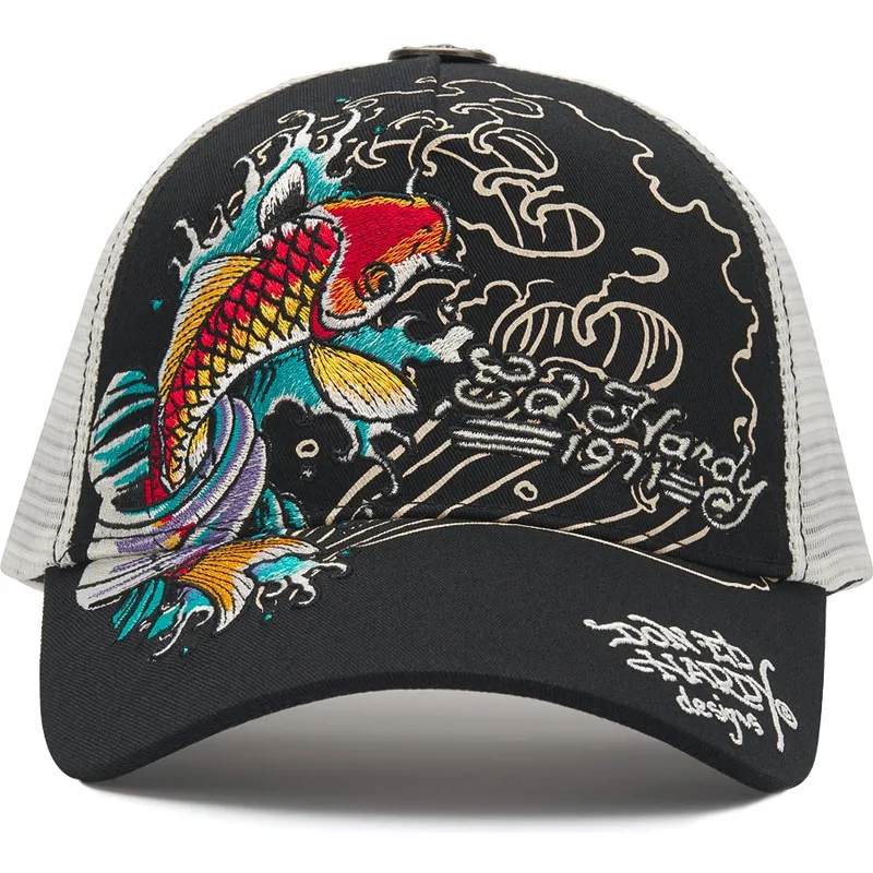sort-trucker-kasket-1971-koi-fish-fra-ed-hardy