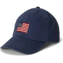justerbar-marinebla-buet-kasket-classic-sport-flag-fra-polo-ralph-lauren