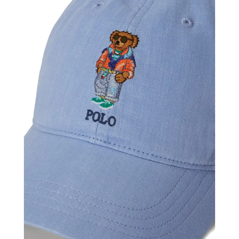 justerbar-bla-buet-kasket-classic-sport-twill-polo-bear-fra-polo-ralph-lauren
