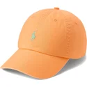 justerbar-orange-buet-kasket-classic-sport-twill-fra-polo-ralph-lauren