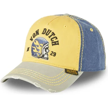 Justerbar multifarvet buet kasket RETRO12 fra Von Dutch