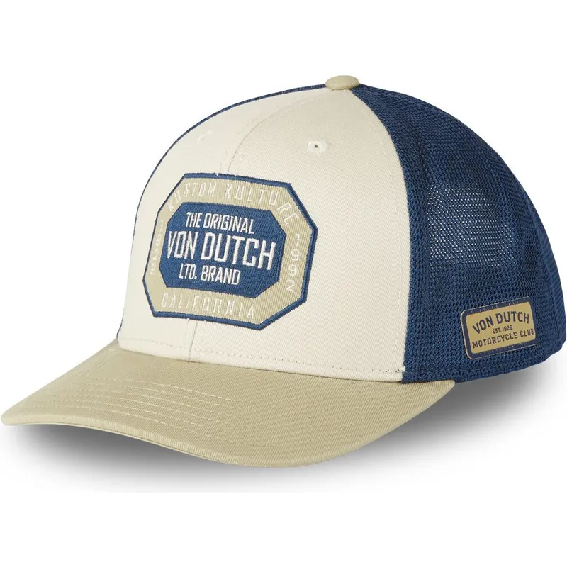 beige-og-bla-trucker-kasket-sem10-fra-von-dutch