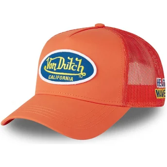 Trucker-kasket orange POLY10 fra Von Dutch