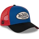 trucker-kasket-bla-rod-og-sort-terry14-fra-von-dutch