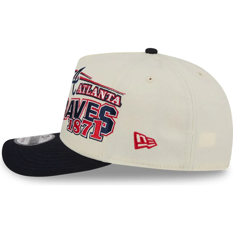 beige-og-sort-buet-kasket-snapback-9fifty-a-frame-classic-fra-atlanta-braves-mlb-fra-new-era