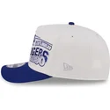 buet-beige-og-bla-snapback-kasket-9fifty-a-frame-classic-fra-los-angeles-dodgers-mlb-fra-new-era