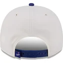 buet-beige-og-bla-snapback-kasket-9fifty-a-frame-classic-fra-los-angeles-dodgers-mlb-fra-new-era