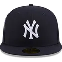 flad-marinebla-tilpasset-59fifty-hidden-hit-kasket-fra-new-york-yankees-mlb-af-new-era