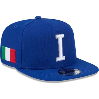 Flad blå snapback-kasket 9FIFTY A Frame Italy World Baseball Classic 2026 fra World Baseball Classic fra New Era
