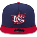 flad-kasket-marinebla-og-rod-snapback-9fifty-a-frame-usa-2026-world-baseball-classic-fra-new-era