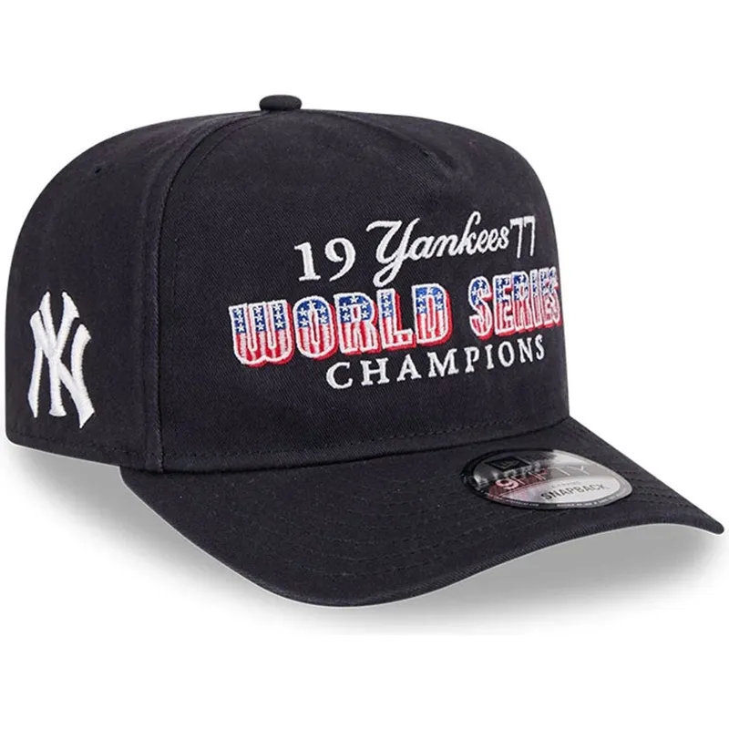 flad-marinebla-snapback-kasket-9fifty-a-frame-historic-fra-new-york-yankees-mlb-fra-new-era