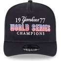 flad-marinebla-snapback-kasket-9fifty-a-frame-historic-fra-new-york-yankees-mlb-fra-new-era