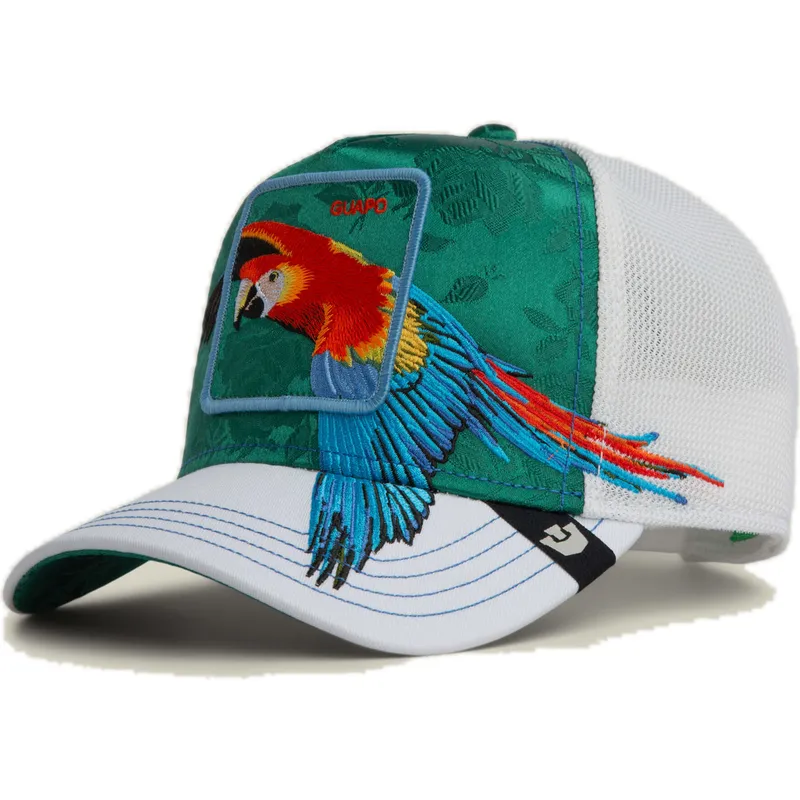 trucker-kasket-gron-papegoje-guapo-honduras-macaw-the-farm-fra-goorin-bros