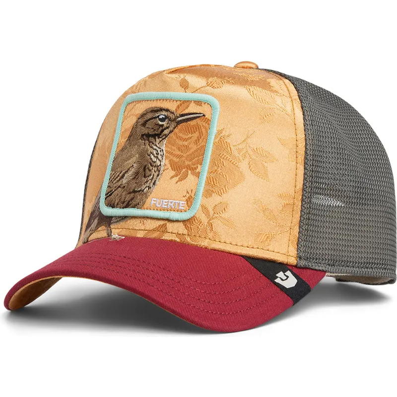 flerfarvede-trucker-kasket-fugl-fuerte-costa-rica-thrush-the-farm-fra-goorin-bros
