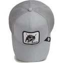 trucker-kasket-gra-tyr-raging-silver-bull-metallic-the-farm-fra-goorin-bros