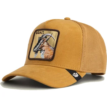 Trucker kasket brun ged Golden Goat Metallic The Farm fra...