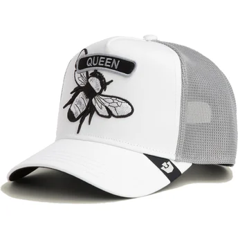 Hvid trucker-kasket bi Classic Rocker Queen The Farm fra Goorin Bros.