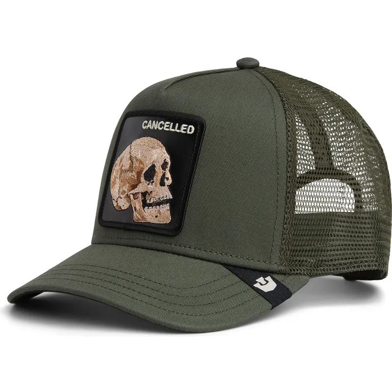 trucker-kasket-gron-kranium-the-cancelled-skull-the-farm-fra-goorin-bros