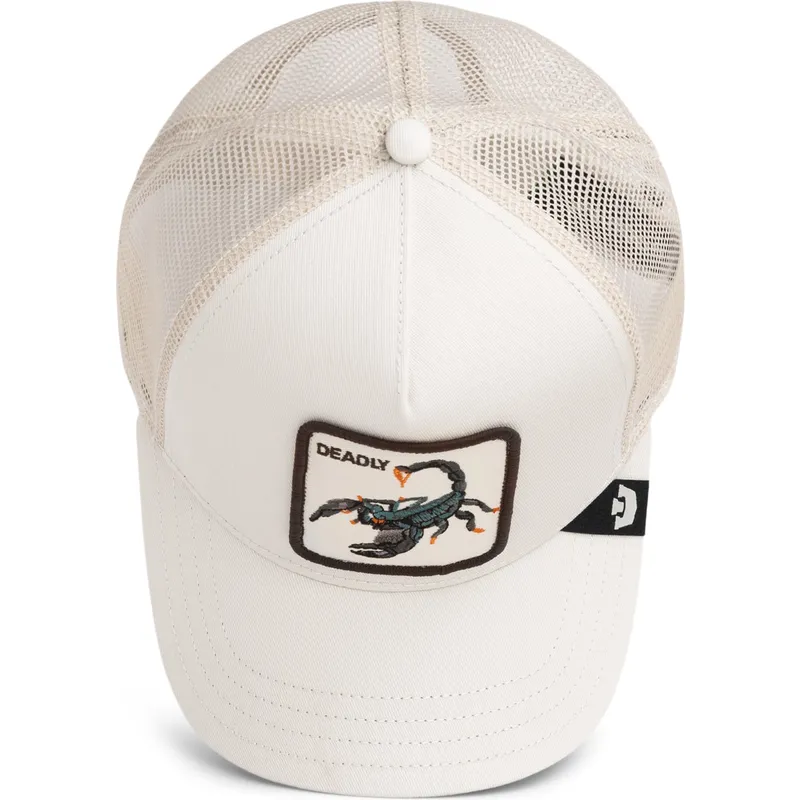 beige-trucker-kasket-skorpion-deadly-scorpion-the-farm-fra-goorin-bros