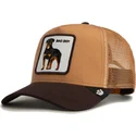 brun-trucker-kasket-rottweiler-bad-boy-the-farm-fra-goorin-bros