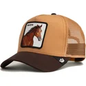 brun-trucker-kasket-hest-gaucho-the-farm-fra-goorin-bros