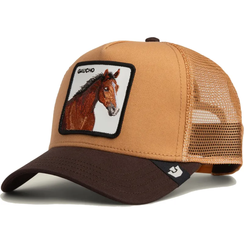brun-trucker-kasket-hest-gaucho-the-farm-fra-goorin-bros