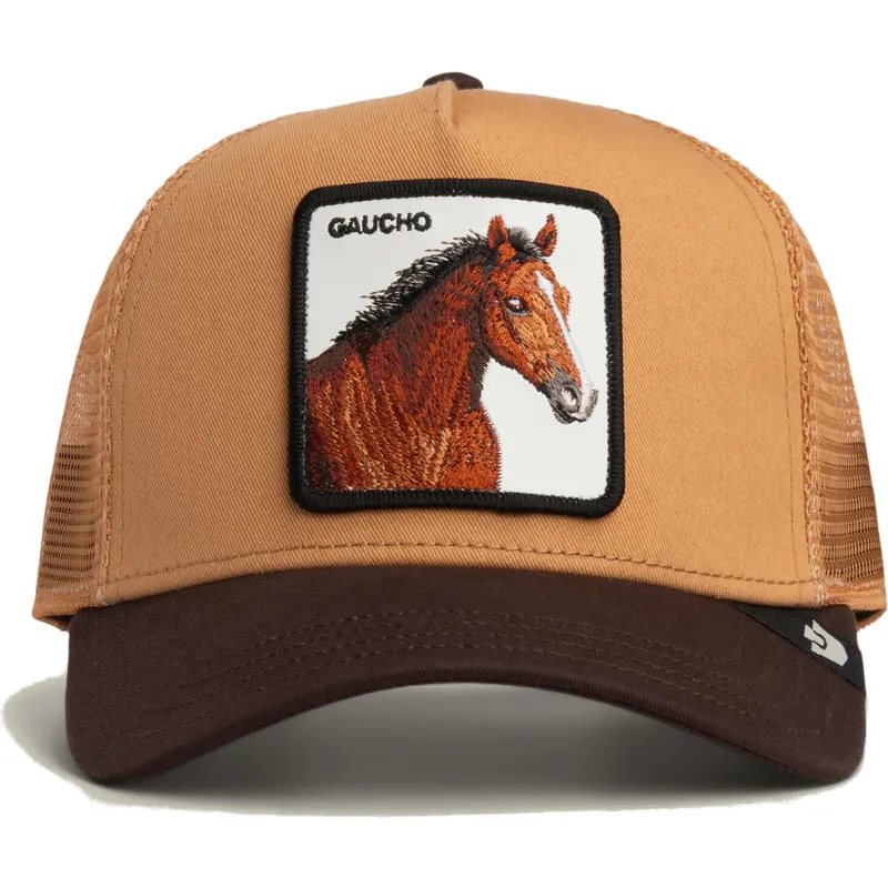 brun-trucker-kasket-hest-gaucho-the-farm-fra-goorin-bros