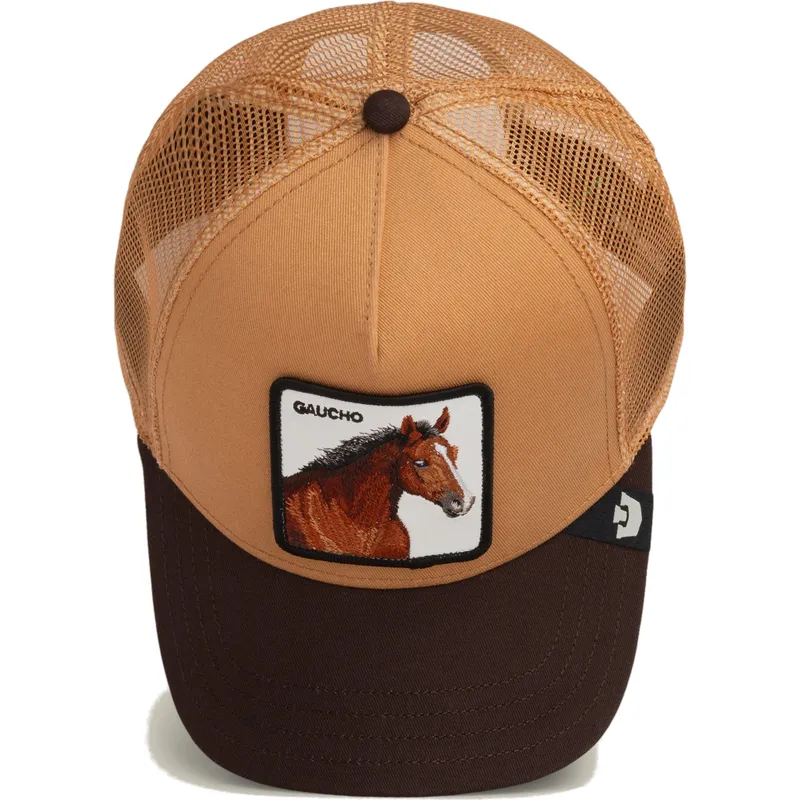 brun-trucker-kasket-hest-gaucho-the-farm-fra-goorin-bros
