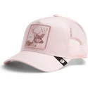 trucker-kasket-pink-hjort-bae-monochrome-the-farm-fra-goorin-bros