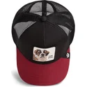 trucker-kasket-sort-og-rod-hund-crush-top-dog-the-farm-fra-goorin-bros