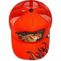 trucker-kasket-orange-gepard-blazing-flames-the-farm-fra-goorin-bros