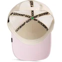 gorra-trucker-beige-y-rosa-calavera-the-cancelled-skull-whisper-the-farm-de-goorin-bros