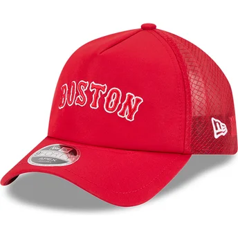 Rød trucker-kasket 9FORTY APEX BP Letters fra Boston Red Sox MLB fra New Era