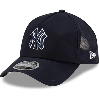 Trucker-kasket marineblå med marineblåt logo 9FORTY APEX Batting Practice fra New York Yankees MLB fra New Era