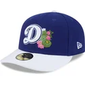 bla-og-hvid-buet-kasket-justerbar-59fifty-spring-training-fra-los-angeles-dodgers-mlb-fra-new-era