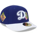 bla-og-hvid-buet-kasket-justerbar-59fifty-spring-training-fra-los-angeles-dodgers-mlb-fra-new-era